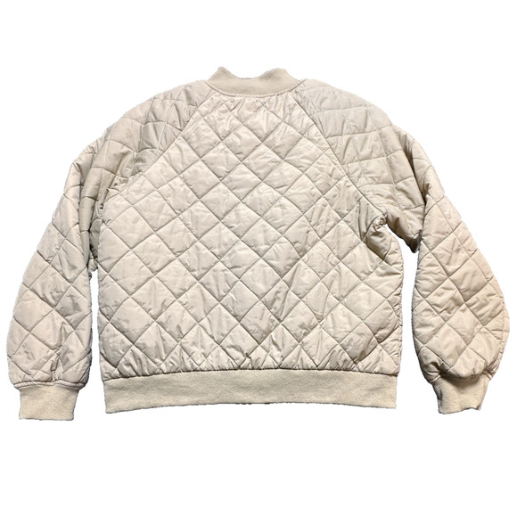 Zeagoo Women's sz‎ L Quilted Bomber Jacket Casual Coat Zip Up Outerwear - Picture 2 of 6